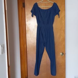Soft and comfortable Jean jumpsuit.